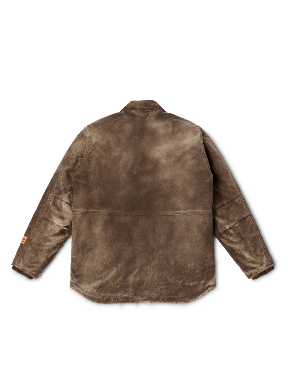 ヘロンプレストン パッチジャケット Heron Preston ロゴパッチ ジャケット | ブラウン | FARFETCH JP