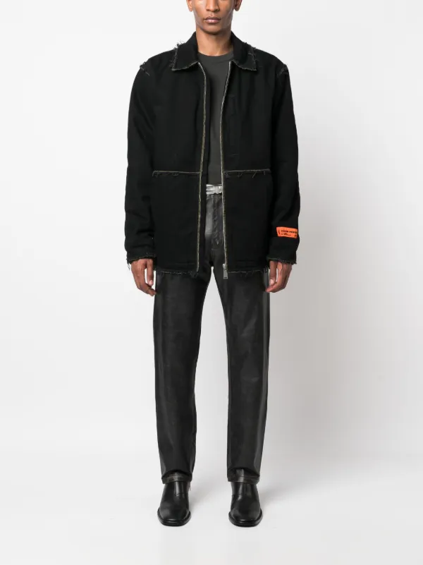 Heron Preston Rebuilt zip-up Denim Jacket - Farfetch