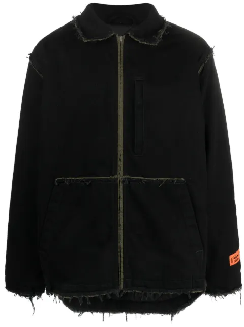 Heron Preston Rebuilt zip-up denim jacket