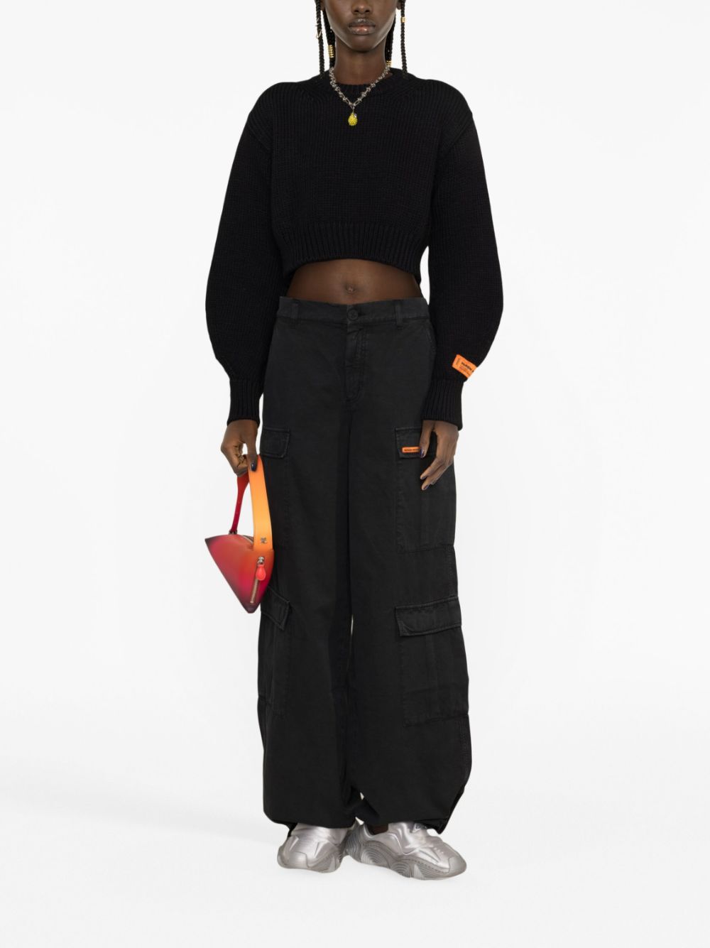 Image 2 of Heron Preston mid-rise cargo trousers