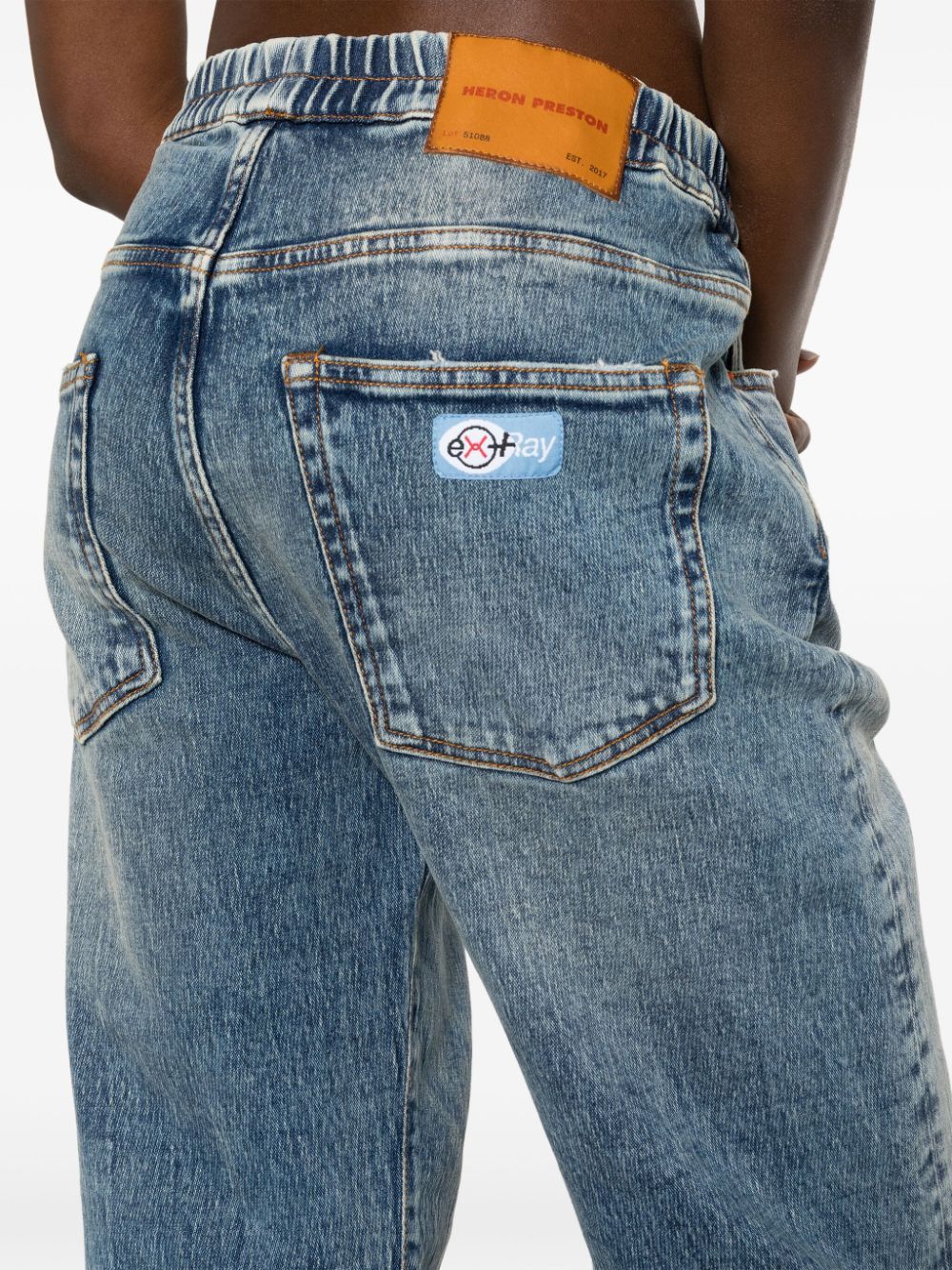 Heron Preston Jeans met elastische taille Blauw