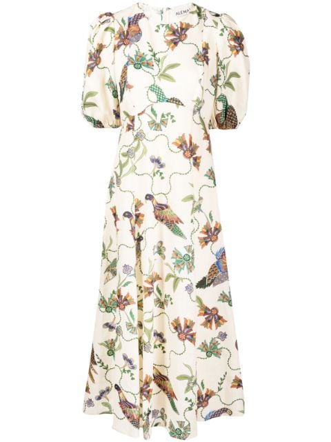 Birdie linen midi dress