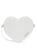 AMBUSH heart crossbody leather bag - White