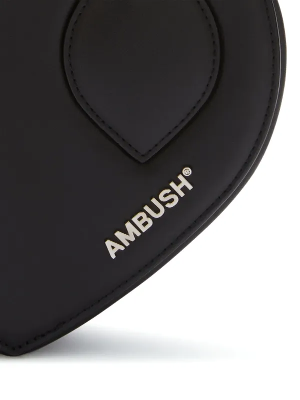 AMBUSH Bolsa Tiracolo Em Formato De Coração | Preto | FARFETCH BR