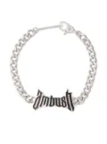 AMBUSH logo-charm chain bracelet - Silver