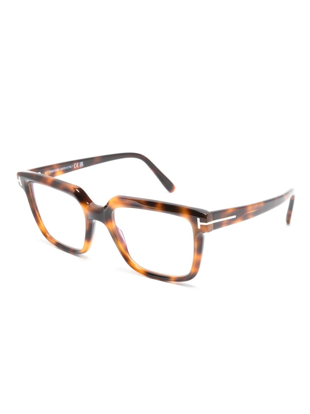 TOM FORD Eyewear Bril met vierkant montuur - Bruin