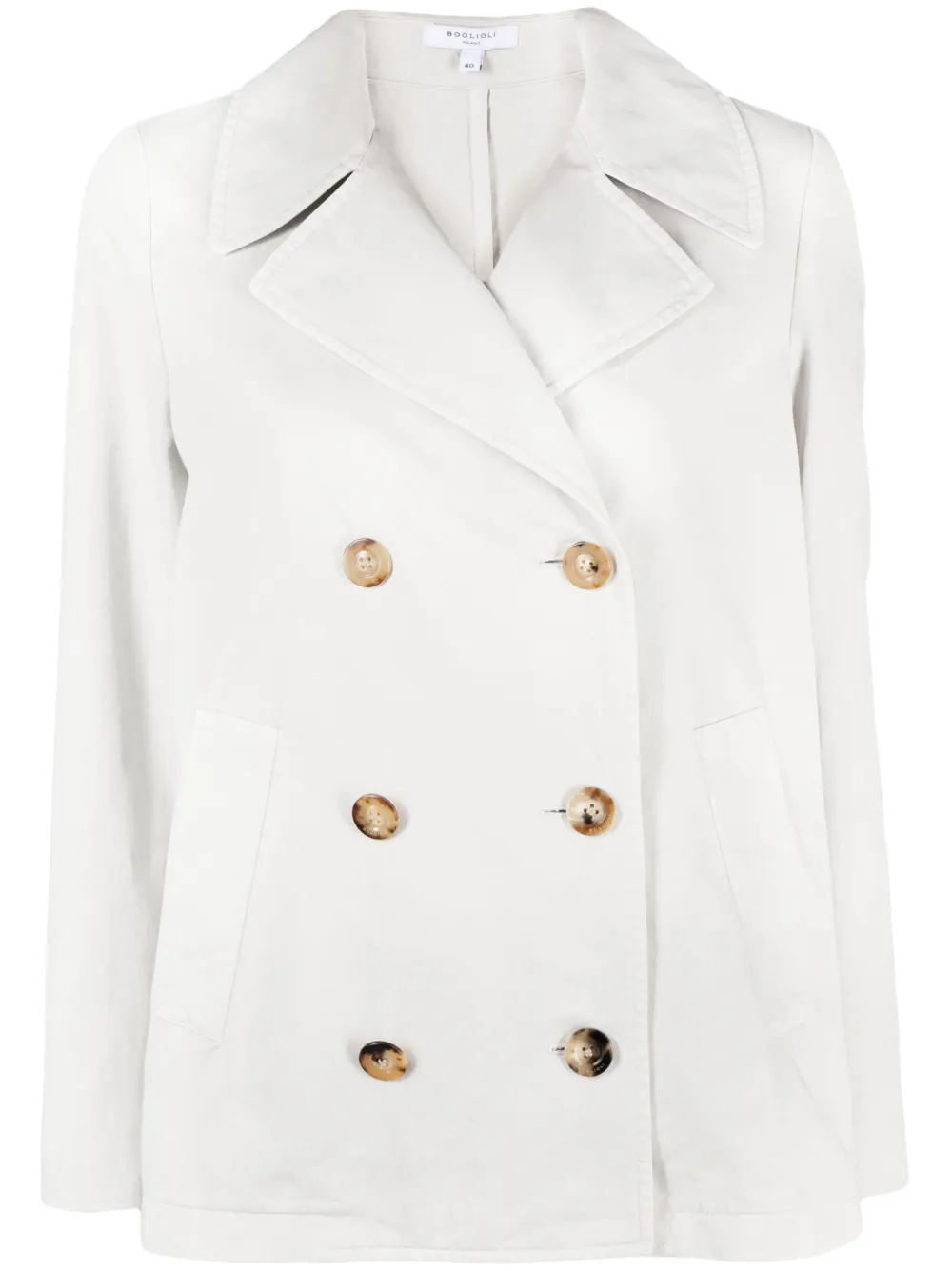 Liliuxy Double-Breasted Wool-Blend Blazer