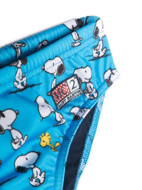 Snoopy-print bikini bottoms 