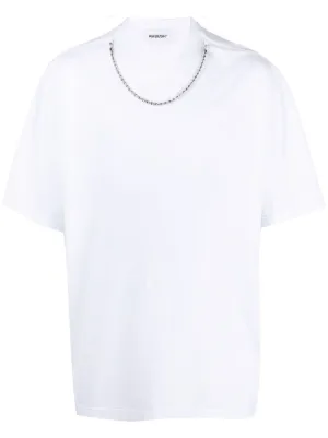 Tシャツ・カットソー AMBUSH Woman T-Shirt White BWAA04AS24JER001 0110 Ambush Tシャツ - 白 - ホワイト | BWAA040S23JER0010110