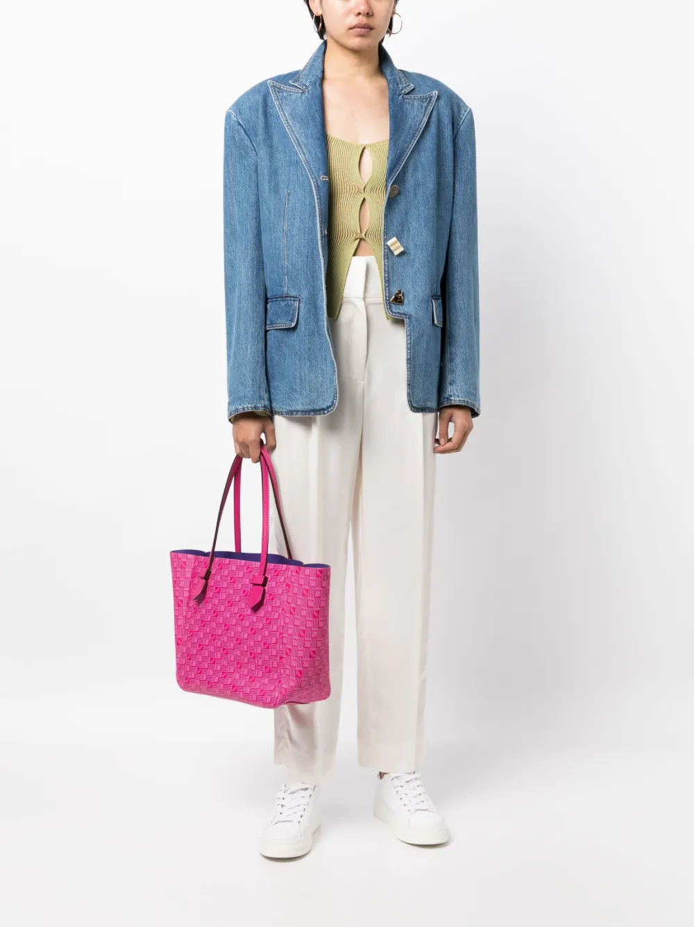 Moreau Saint Tropez shopper - Roze