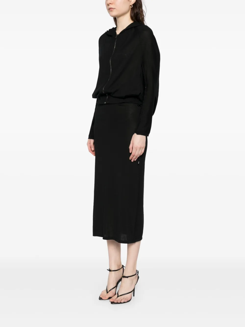 TOM FORD Jurk met capuchon Zwart