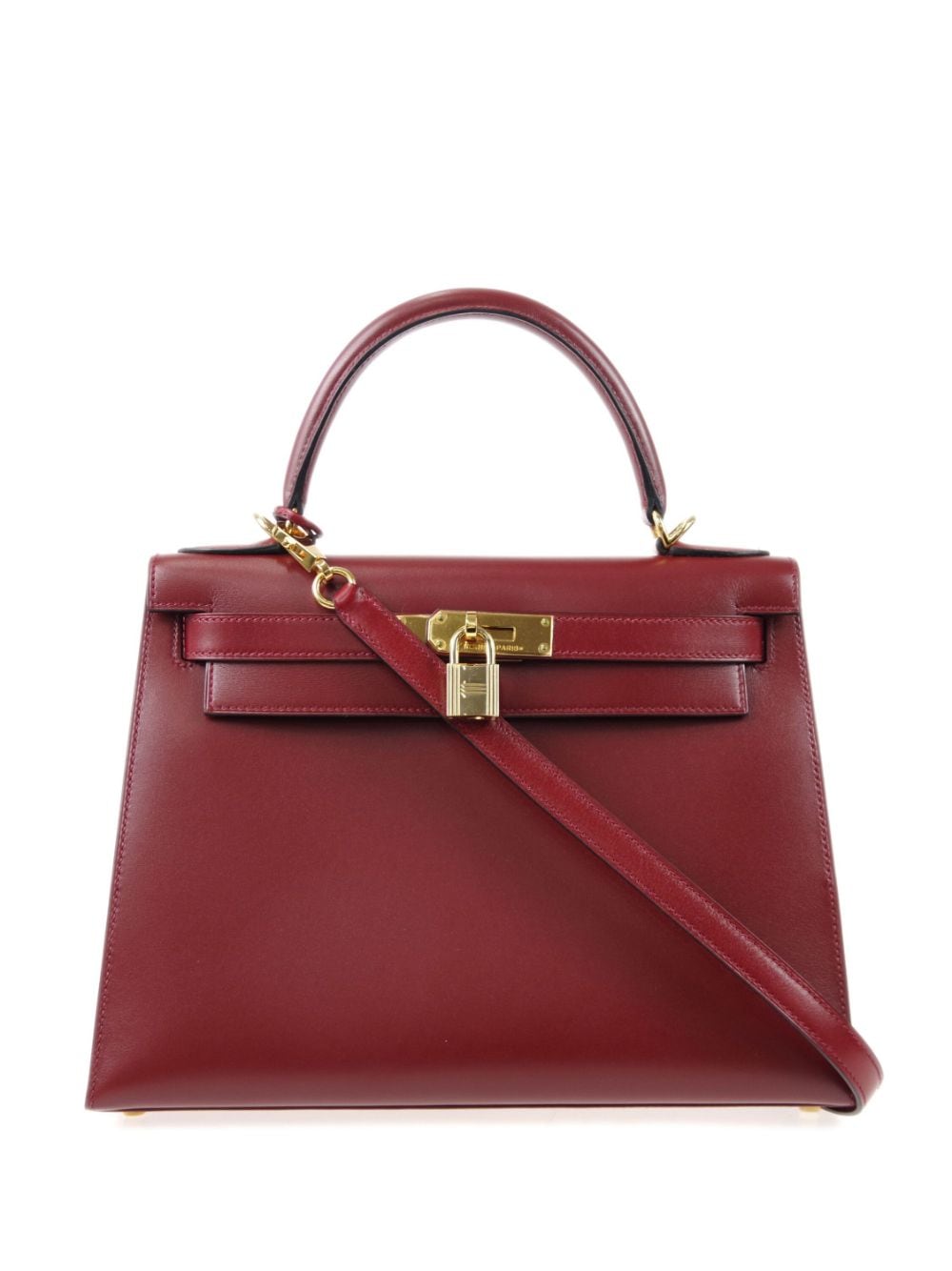 Hermès 2003 Pre-owned Kelly 28 Sellier Tote Bag - Red