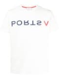 Ports V logo-print T-shirt - White