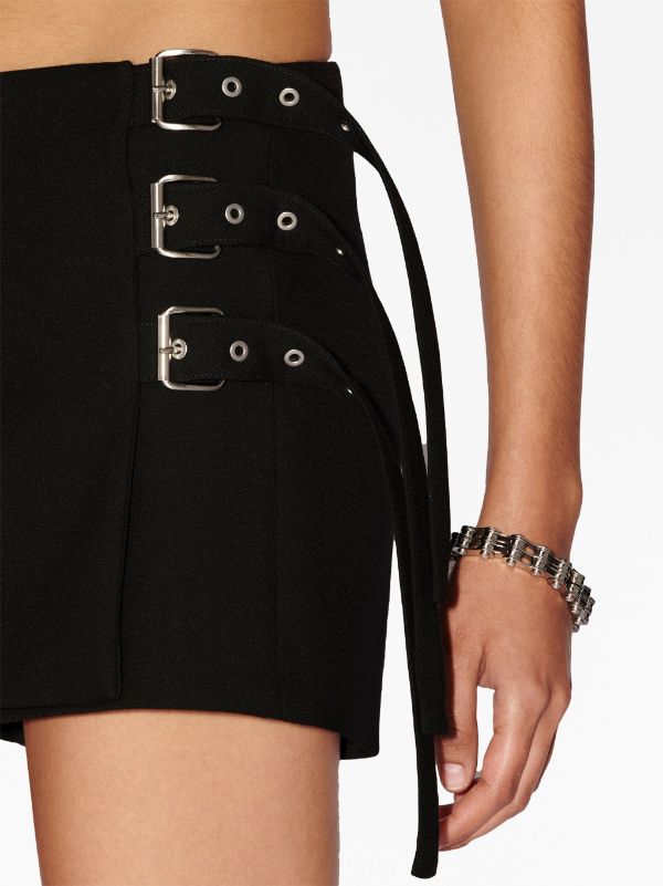 AMBUSH buckle-detailing Mini Shorts - Farfetch