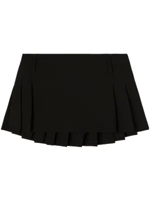 AMBUSH アンブッシュ ひざ丈スカート 黒(ラメ) 0541625A0006 AMBUSH アンブッシュ ひざ丈スカート 黒(ラメ) 0541625A0006