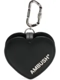 AMBUSH Heart leather AirPods case - Black