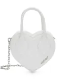 AMBUSH Heart Handle leather shoulder bag - White