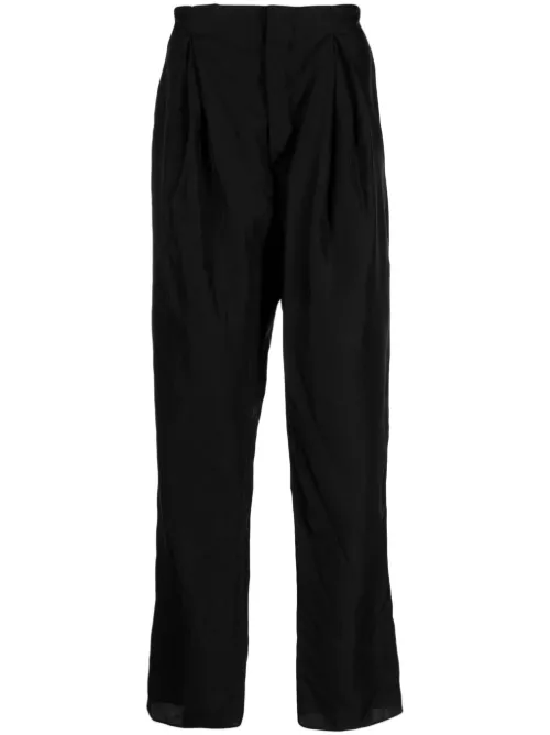 SAPIO pantalon droit à plis - Noir - SAPIO - Modalova