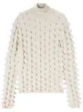 AMBUSH spiked turtleneck jumper - Neutrals