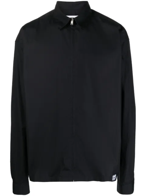 AMBUSH zip-up striped shirt
