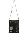 AMBUSH logo-patchwork cotton tote bag - Black