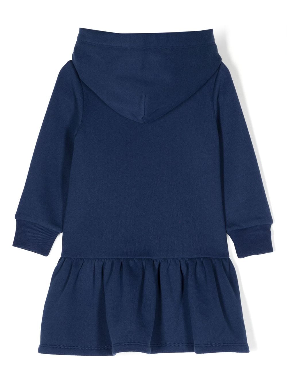 Ralph Lauren Kids logo-print hooded dress - Blauw