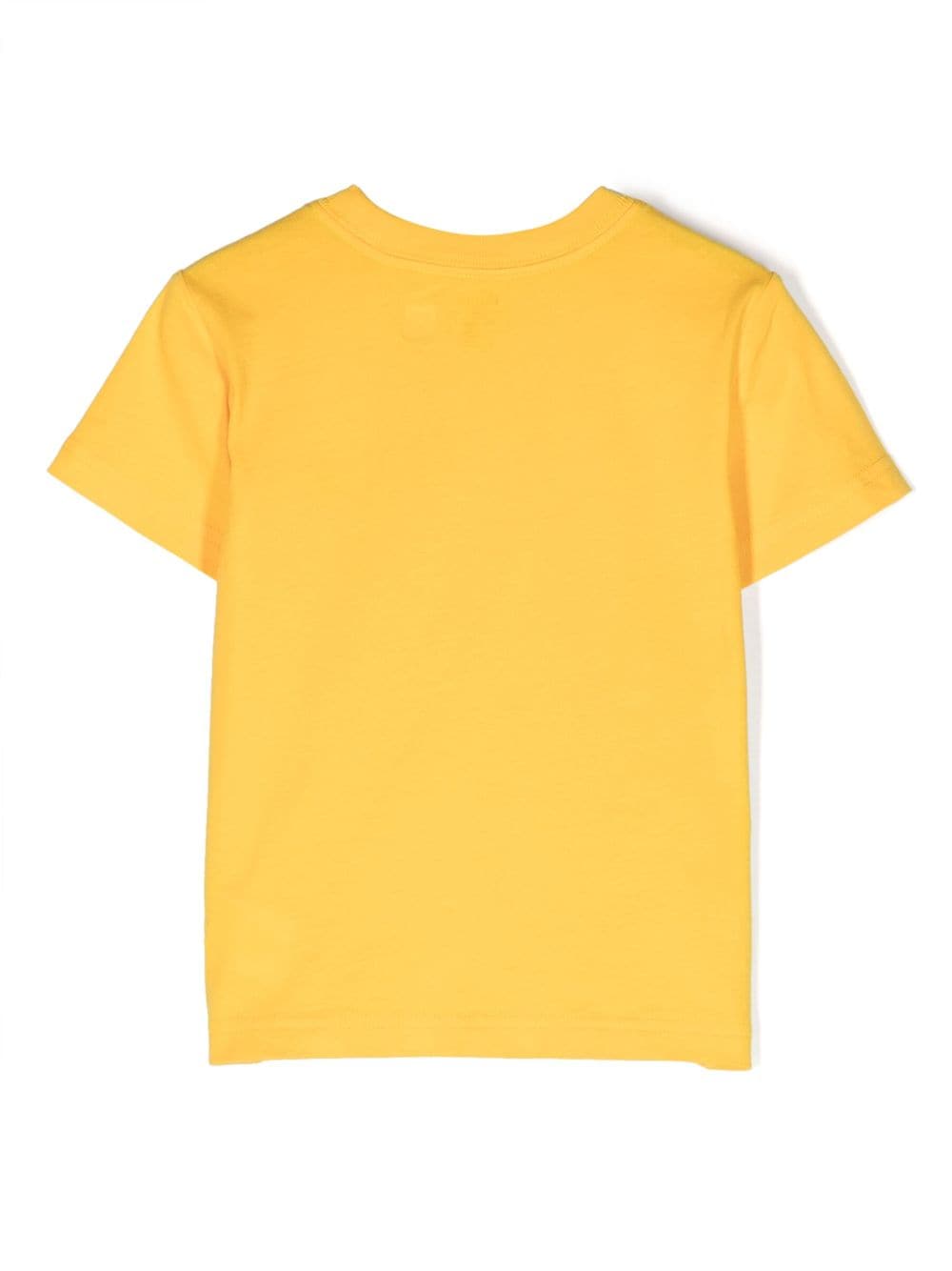 Ralph Lauren Kids logo-embroidered cotton T-shirt - Geel