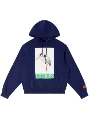 【HERON PRESTON】ヘロンプレストン プリント パーカー