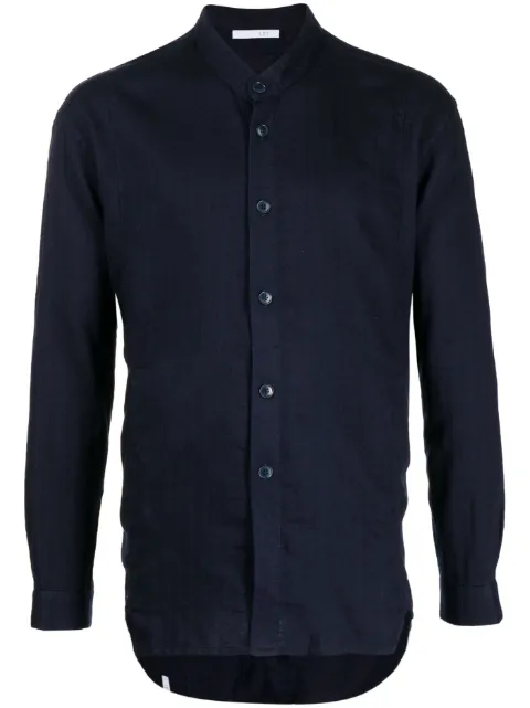 LOT78 camisa con cuello mao