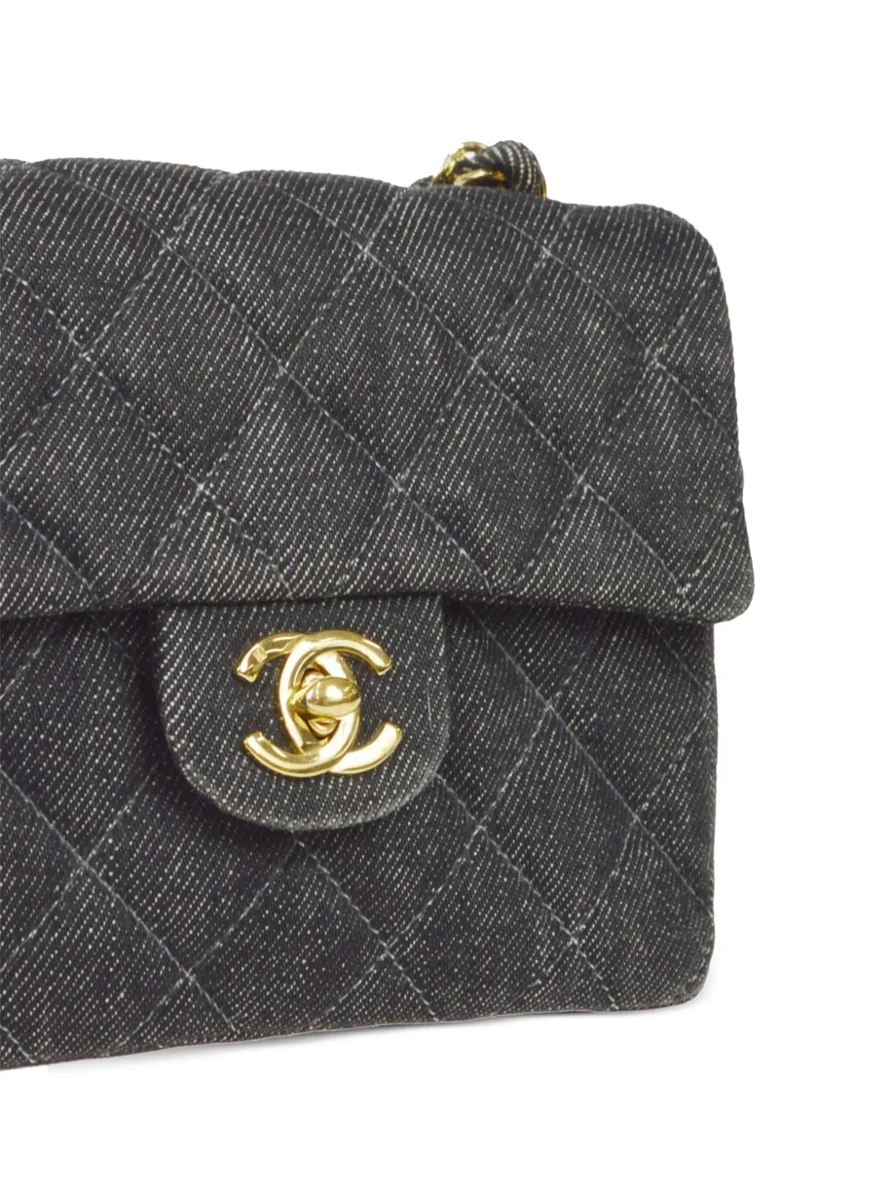 chanel vintage denim bag purse