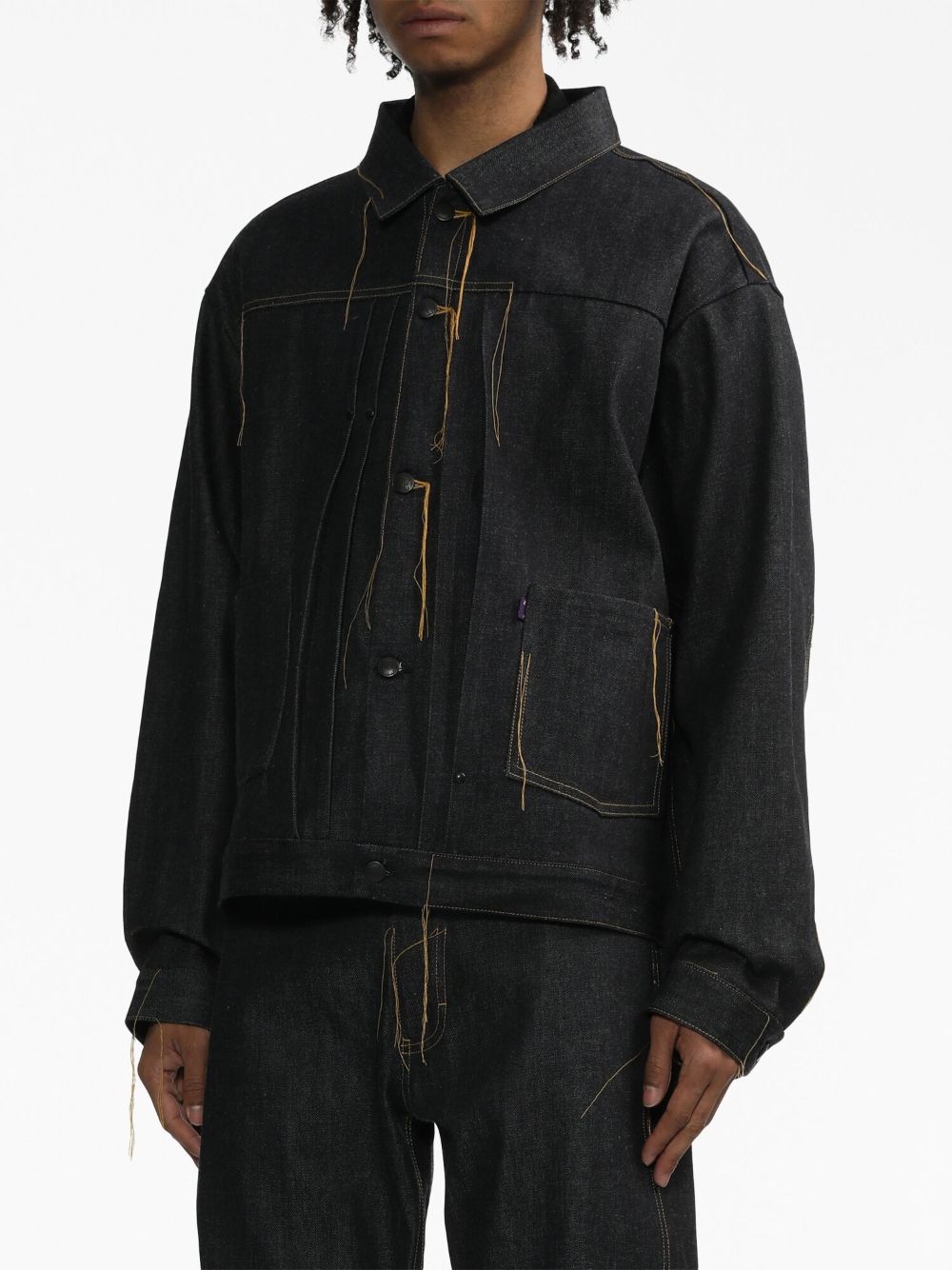 Needles Distressed-finish Denim Jacket - Farfetch