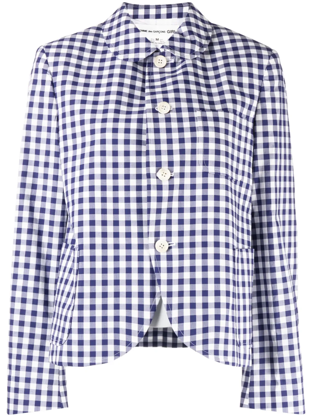 Comme Des Garçons Girl Gingham check-pattern Cotton Jacket - Farfetch