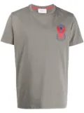 Ports V logo-embroidered T-shirt - Grey