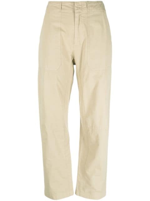 rag & bone Leyton cropped cotton trousers