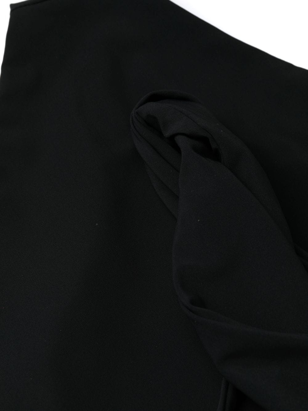 Shop Totême Twist-strap One-shoulder Swimsuit In Black