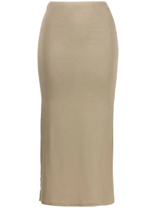 Long pencil skirt with side slits sale