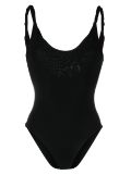 TOTEME twist-strap scoop neck swimsuit - Black