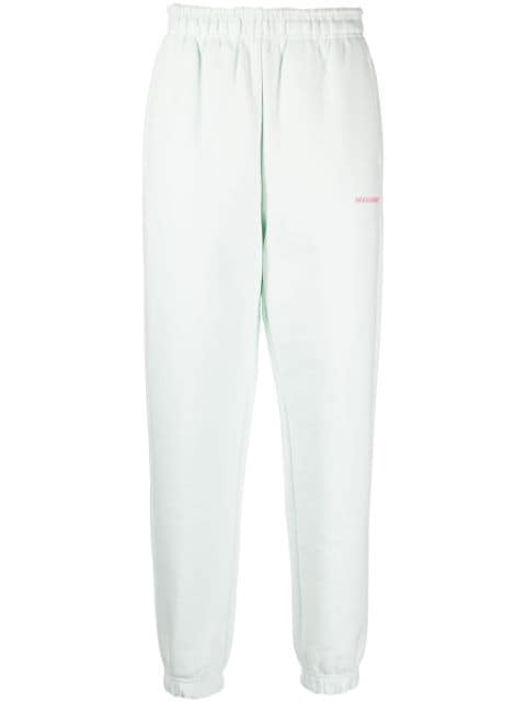 logo-print cotton track pants