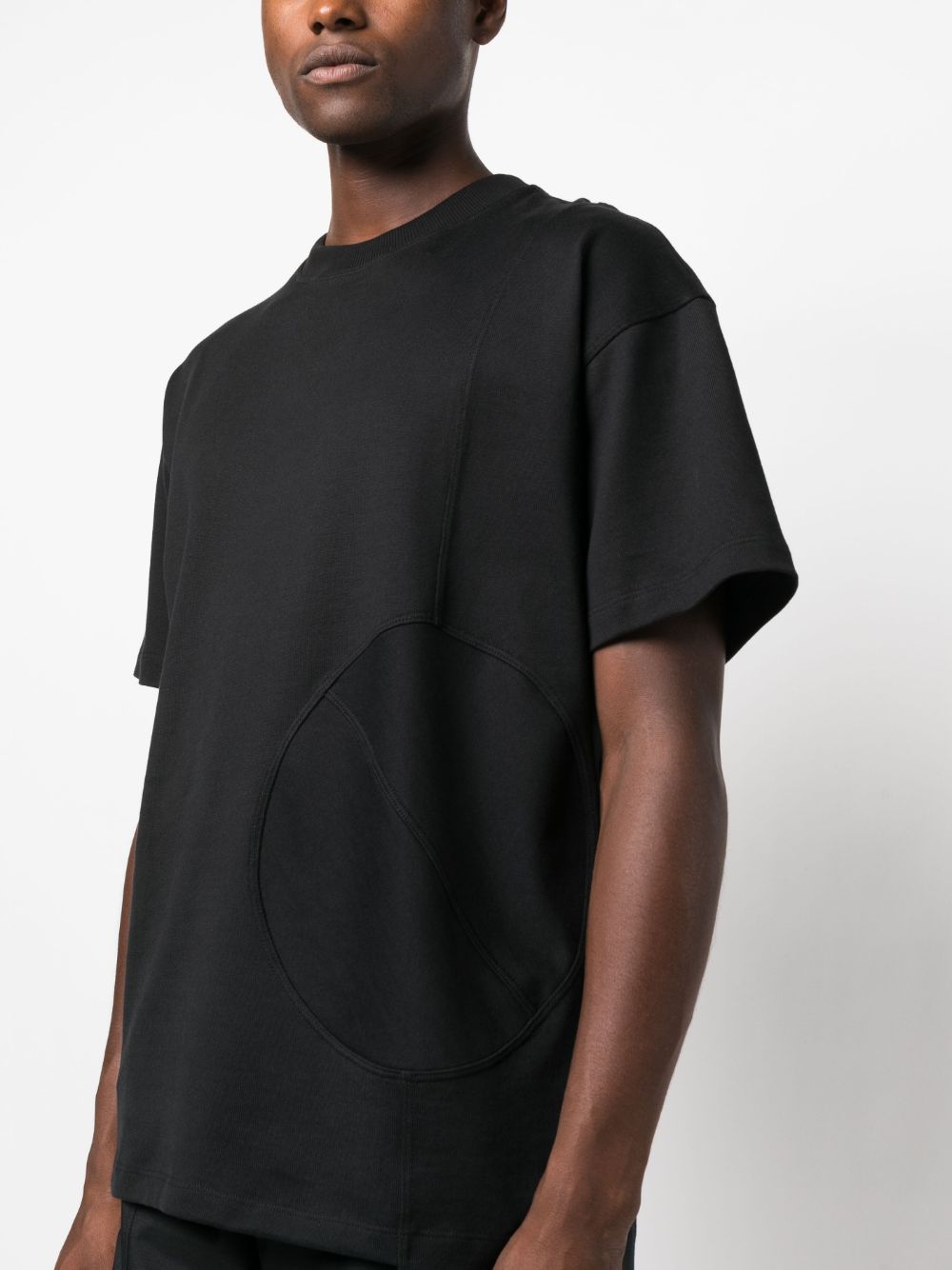 Shop Styland X Notrainproof Embroidered Organic Cotton T-shirt In Black