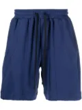 STYLAND x notRainProof drawstring organic cotton shorts - Blue