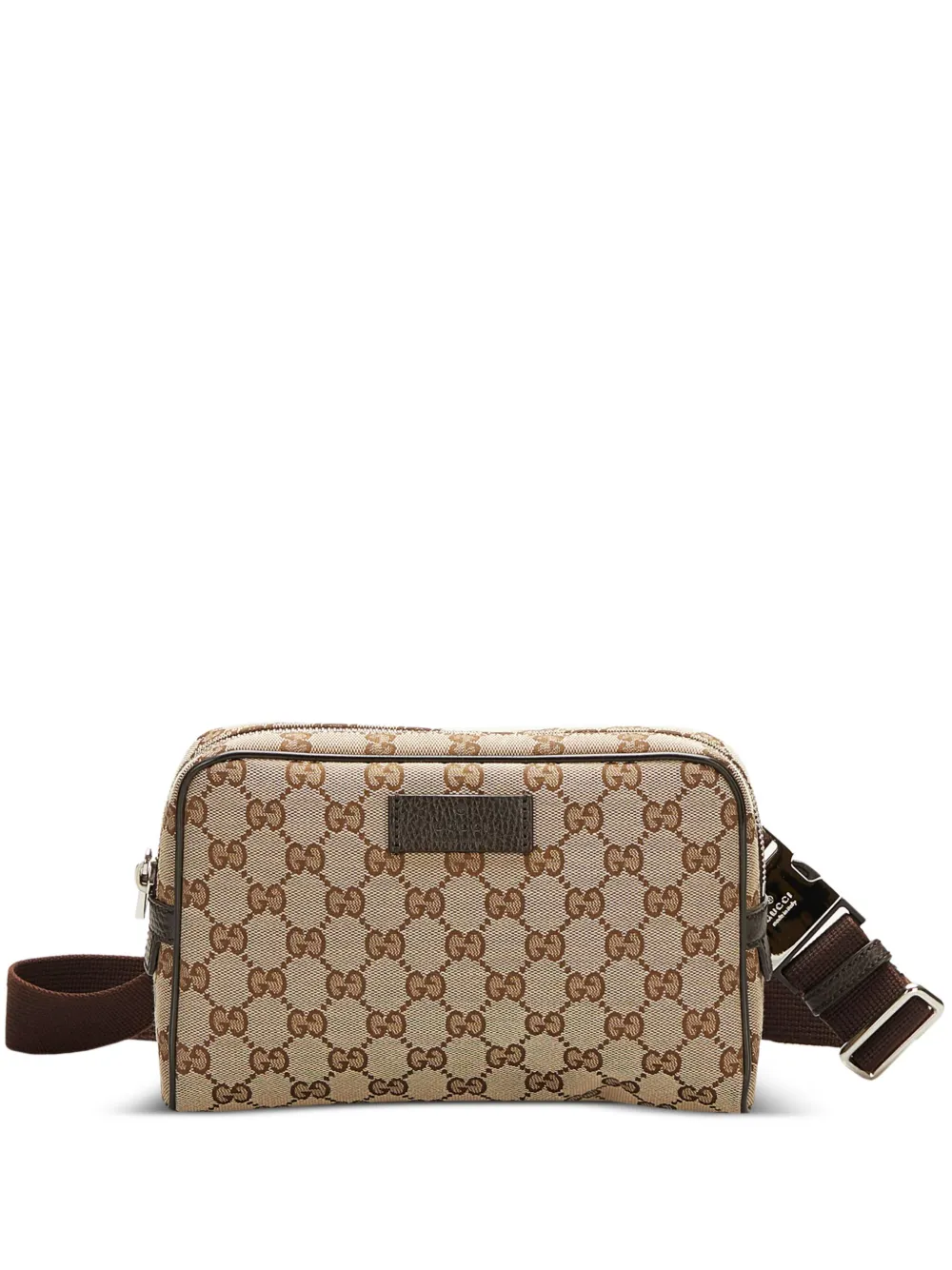 Pre-owned Gucci Gg Canvas Belt Bag In Neutrals