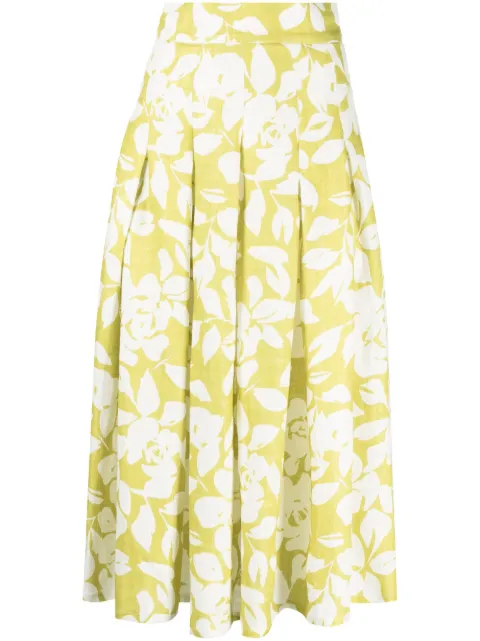 Bambah Lilly pleated midi skirt