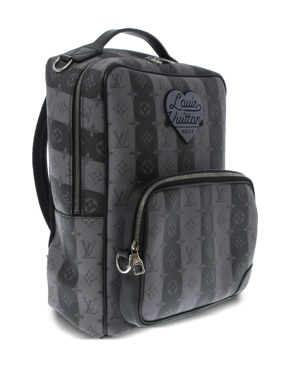 Louis Vuitton LV Utilitary Backpack Nigo Grey Leather ref.510866