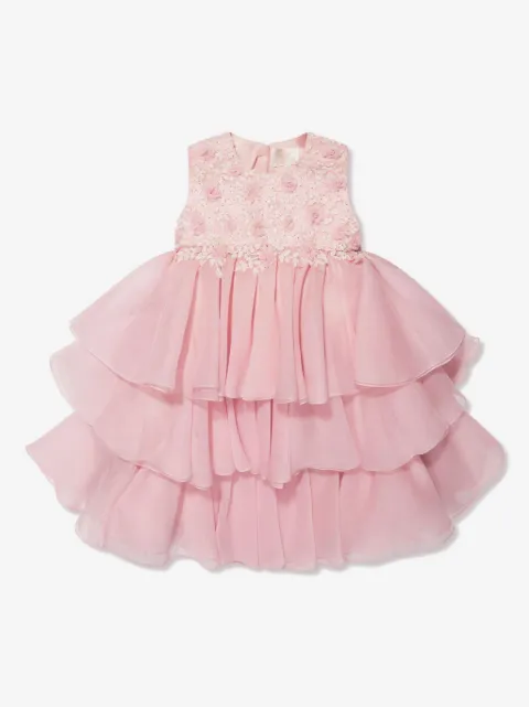 MAISON AVA vestido de tul Lumi con bordado floral