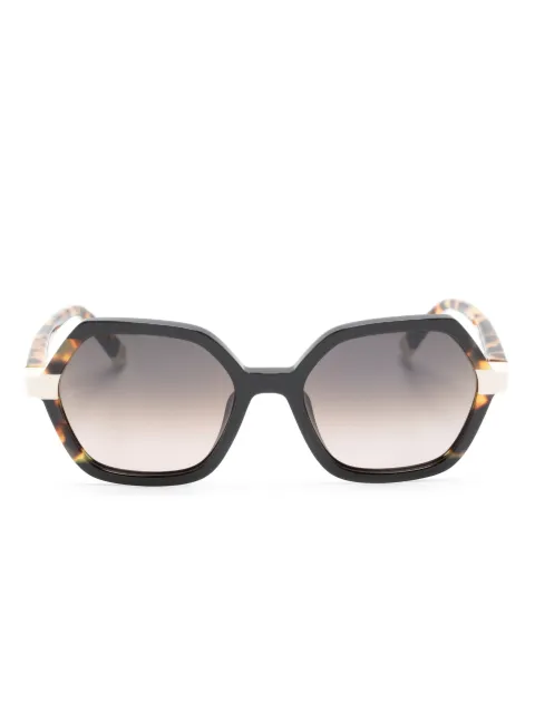 Etnia Barcelona logo-engraved geometric-frame sunglasses
