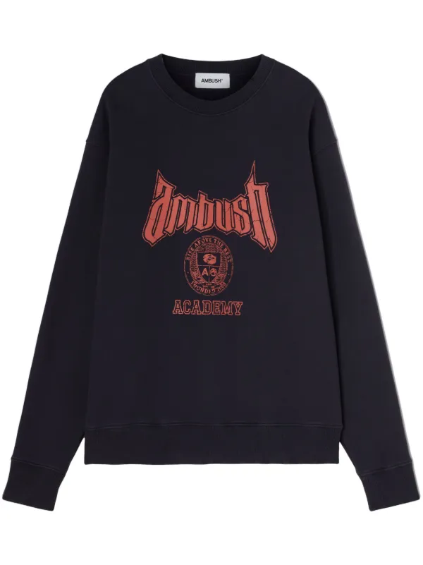 AMBUSH Ambush Academy cotton-blend Sweatshirt - Farfetch