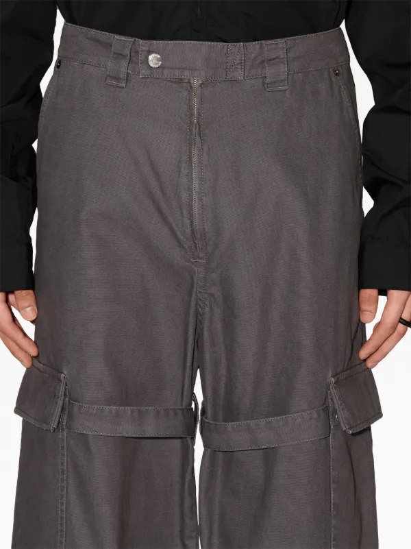AMBUSH ベルテッド カーゴパンツ | グレー | FARFETCH JP