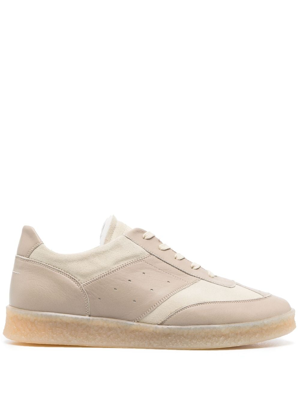 MM6 Maison Margiela Panelled lace-up Sneakers - Farfetch