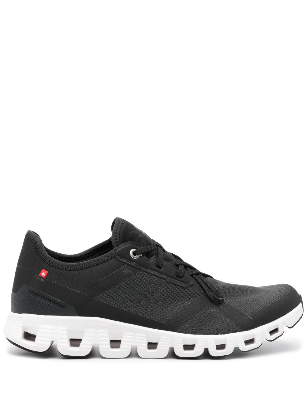 On Running Cloud X 3 Lace-up Sneakers In Black