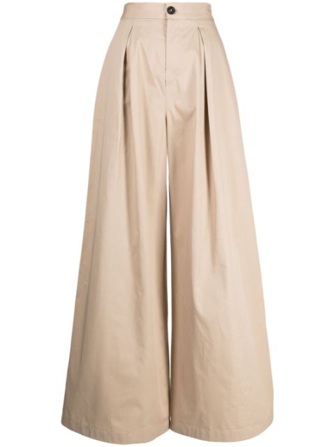 Antonio Marras pleated palazzo trousers